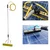 Zoom Solar 4 Meter Solar Panel Cleaning Brush With 8 mm PU Pipe(5 Meter) & 4 Meter Telescopic Pipe