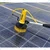 Zoom Solar Panel Cleaning Combo of Battery Operated Dry Cleaning Mop and Wet Cleaning Brush with 3 Meter Telescopic Pole