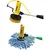 Zoom Solar Panel Cleaning Combo of Battery Operated Dry Cleaning Mop and Wet Cleaning Brush with 6 Meter Telescopic Pole