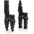 Gramstrong Solar T2 1 Pair MC4 Connector 2 to 1 Branch Connector 2 in 1 out Wire Connector 