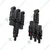 Gramstrong Solar Energy Panel 1 Pair Mc4 3 in 1 out Branch Connectors Cable Coupler Pack of 2