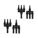 Gramstrong Solar Energy Panel 1 Pair Mc4 3 in 1 out Branch Connectors Cable Coupler Pack of 2