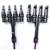 Gramstrong Solar Energy Panel 1 Pair Mc4 4 in 1 out Branch Connectors Cable Coupler
