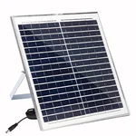 Gigawatts HSL-18W Solar Panel Water Resistant & Durable 18V 1A Power PV Board Portable Charger for Battery, Home & Camping