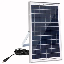Gigawatts HSL-6W 6W Solar Panel Water Resistant 6V 1A Power PV Board Portable Charger for Battery Charging & Camping