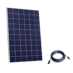 Gramstrong 10w 12v Polycrystalline Solar Panel With 1m Wire Maximum Power For Commercial And Residential Purpose