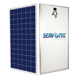 SERVOTECH 165 Watt 12v Polycrystalline High-Efficiency Solar Panel for Home, Office & Lawn 25-Year Performance Warranty