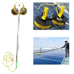 Dual Motorized Solar Panel Wet Cleaning Brush With 6 Mtr Telescopic Pole without battery by Zoom solar