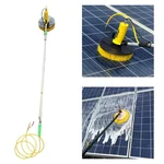 Motorized Solar Panel Wet Cleaning Brush With 3 Mtr Telescopic Pole with battery by Zoom solar