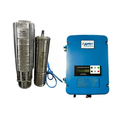 Amrut 3HP 50m 160V Solar Water Submersible Pump With Controller (1 Year Warranty)