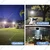 Gramstrong Solar Curve Led Waterproof Wall Mount Flood Light of 400 LEDs, Panel, Battery and Remote (2 year warranty)