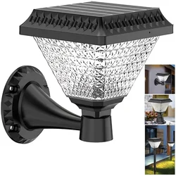 GIGAWATTS 33 LED Solar Gate Pillar Lamp 10W Brightness 1200mAh Battery ABS Garden