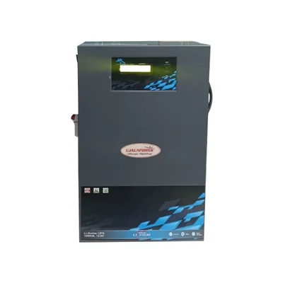 Ujala Solar Pure Sine Wave Inverter 1000VA 12V with In-built 1.28KWh Lithium Battery 2 Years Warranty 