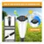 GIGAWATTS GW-238 Solar Torch Light with 800mAh Ni-MH Battery for Garden Patio Pathway Decor