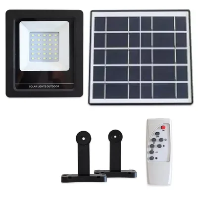 Gramstrong Solar Panel Power 30 LED Waterproof Wall Lamp of 4 W Solar Panel and 3.2 V Battery for Outdoor and Garden