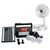 Gramstrong Solar Power Kit Emergency Light with 3.5 W Solar Panel, 3 Bulbs and Basket Folding Fan for Home, Outdoor Use