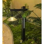 Gramstrong Republic Bollard Crown Tungsten Solar Light With 5V/2W Solar Panel For Lawn Area