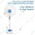 Gramstrong Republic BLDC 16 inch Pedestal Fan With Adjustable Height