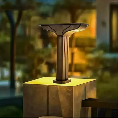 Gramstrong Republic Solar Gate Light, Hawk Model With 5V/2W Solar Panel For Outdoor Use