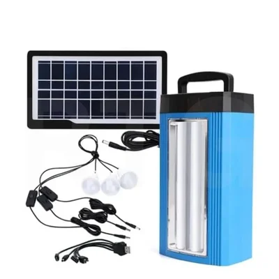 Gramstrong Republic RL-2290 HLS Solar Home Lighting System With Mini Solar Inverter, LED Tube & Bulb