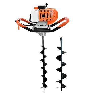 Sprayman 52 CC Petrol Earth Auger with 4 & 6 Inch Bits | Dual Bit Post Hole Digger SEA-5500