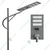 Gramstrong Republic Solar Street Light With 5V 85W Solar Panel & 180 LEDs, Waterproof Light Use For Street & Patio