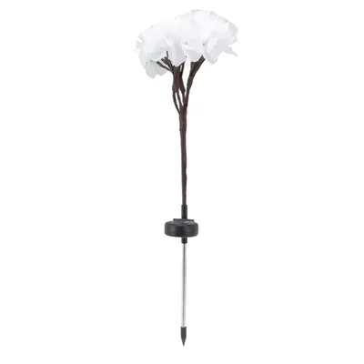 Gramstrong Republic Solar LED Stick 6 Rose Garden Light With Panel & Battery For Outdoor, Lawn & Pathway (Pack Of 2)