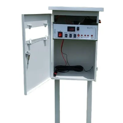 Premium Quality 18KV Cabinet Zatka Machine With 18 Inch Metal Body To Cover 60 Acre Land