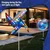GIGAWATTS GW-510 32 LED Solar Wind Spinner Lights with 2V Panel 8 Modes 600mAh Ni-MH Battery for Lawn, Outdoor (Pack of 2)