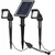 GIGAWATTS Solar Lawn Lamp Spike Pathway Lights Spotlight with Panel & 2 Lamp for Outdoor, Garden, Lawn, Driveway & Patio 