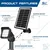 GIGAWATTS Solar Lawn Lamp Spike Pathway Lights Spotlight with Panel & 2 Lamp for Outdoor, Garden, Lawn, Driveway & Patio 