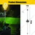 GIGAWATTS GW-907 Solar Outdoor Ball Lamp 20 LED Lightbulb Stake Lantern with 2V Panel 600 mAh Battery for Garden Yard,