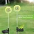 GIGAWATTS GW-920 15 LED Solar Dandelion Flower Lights with 600mAh Battery 2V Panel Lamp for Garden, Pathway, Backyard 
