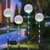 GIGAWATTS GW-920 15 LED Solar Dandelion Flower Lights with 600mAh Battery 2V Panel Lamp for Garden, Pathway, Backyard 