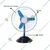 Gramstrong 12V DC-Powered Portable Table Fan with 9-Inch Blades for Home, Office, Outdoor & Camping Cooling Needs