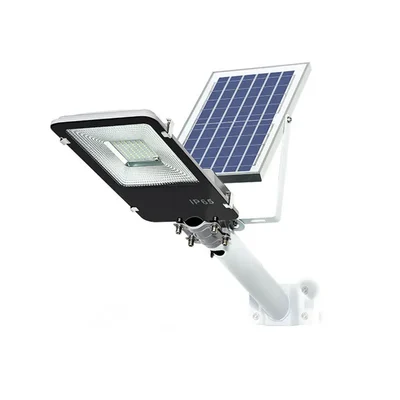 Gramstrong 100Watt Semi Integrated Street Light With Bend Pipe & Solar Panel Structure, Motion Sensor & Remote