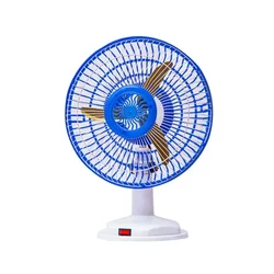 Gramstrong 12 Volt DC Table Fan of 12 Inch Blade For for Home, Office, Outdoor & Camping 