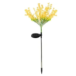 GIGAWATTS GW-915 Canola Solar Garden Light BIS Approved Indoor Water-Resistant for Home, Garden, Decoration, Backyards 