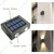 Premium Quality Solar Decorative Wall Light, With Waterproof 2 LED Up & Down Outdoor & Indoor Light (Pack Of 4)