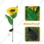 GIGAWATTS GW-917 10 LED Solar Sunflower Light 600mAh Battery BIS Approved with 2V Panel for Garden, Pathway, Outdoor