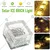 GIGAWATTS GW-509 Solar Glass Brick Light with 2V Panel 300mAh Ni-MH Battery Ice Cube Lamp for Outdoor & Yard (Warm White)