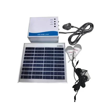 Gramstrong 6 Watt Solar Light Set with LED Bulbs and Mobile Charging Kit Providing an Efficient and Reliable Lighting Solution Home and Indoor Usage