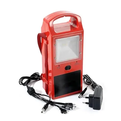 Gramstrong Plastic Led 2 Watt Lamp Shoulder Strap With Mobile Charging Capabilities for Home, RV and Camping 