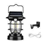 Solar Rechargeable Waterproof Camping Lantern of 2400 mAh Battery for Outdoor