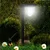 GIGAWATTS GW-201 24 LED Solar Lamp 2200mAh Battery with 6V Panel for Garden Lawn Patio Decoration (Pack of 1, Cool White)
