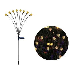 GIGAWATTS GW-912 6 LED Solar Moroccan Ball Light 2V Panel 600 mAh Battery for Indoor, Outdoor, Garden, Yard & Party