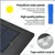 Gigawatts GW-711 Solar Pillar Light with 5.5V/1.2W Panel 3.7V/2000mAh Lithium Battery for Garden, Pathway, Patio & Yard