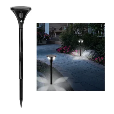 GIGAWATTS GW-706 Solar Light Spike Spotlight with 5.5V/1W Panel 3.7V/2000mAh Lithium Battery for Garden, Pathway & Yard