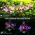 GIGAWATTS GW-922 Solar Butterfly Garden Light 42 LED with 2V Panel 600mAh Battery Colour Changing Lights for Yard, Lawn