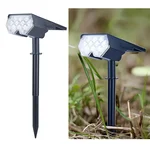 GIGAWATTS GW-702 Solar Landscape Spotlight 20 LED 2000mAh Li-ion Battery 300lm 2W Polysilicon Panel for Outdoor Usage 